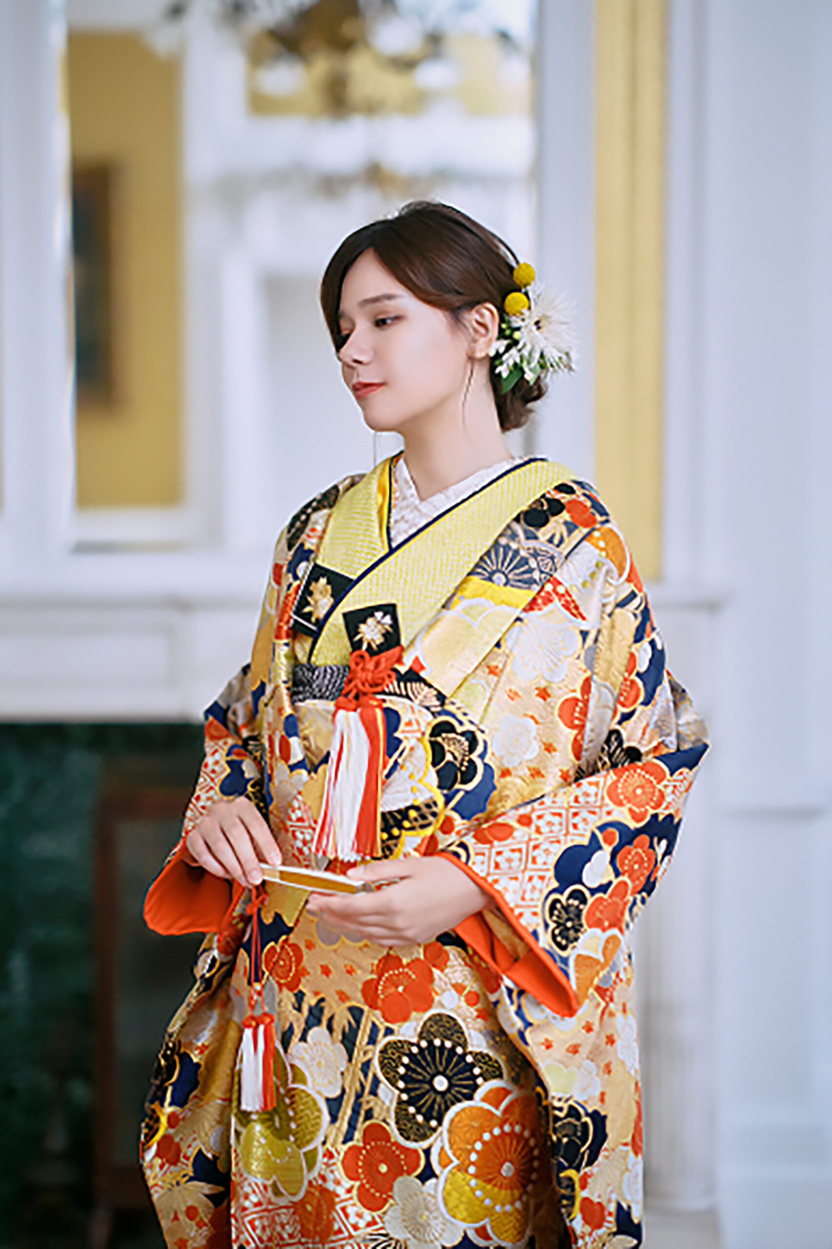 千葉 ウェディング 打掛を着た女性の画像